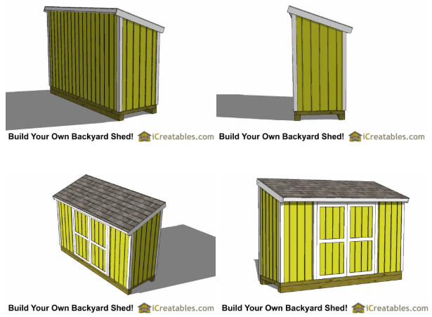 4x12 Lean-To Shed Kit - Parr Lumber