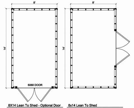 8x14 Backyard Shed - Parr Lumber