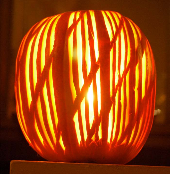 bamboo forest jack-o-lantern