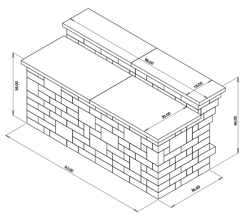 Grand Island Bar Kit - Parr Lumber