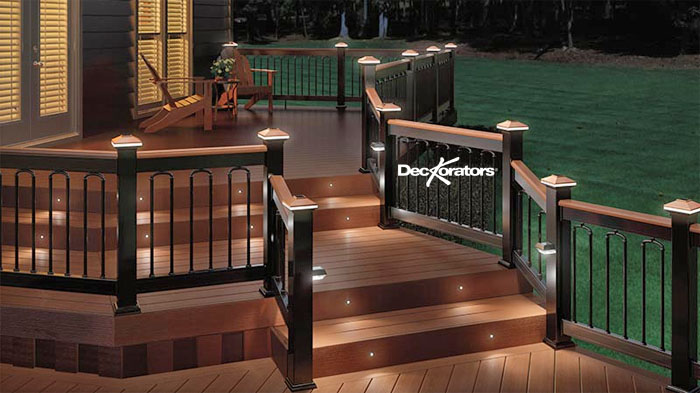 Deckorators Railing, Balusters, Post Caps and Lighting ~ Parr Lumber